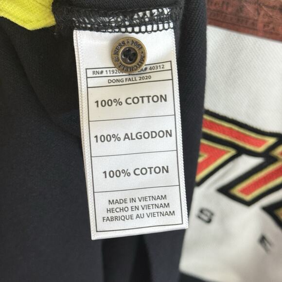 NWT Mitchell & Ness San Jose Clash Polo Shirt Men’s Sz Large Color Block Soccer - Picture 11 of 12